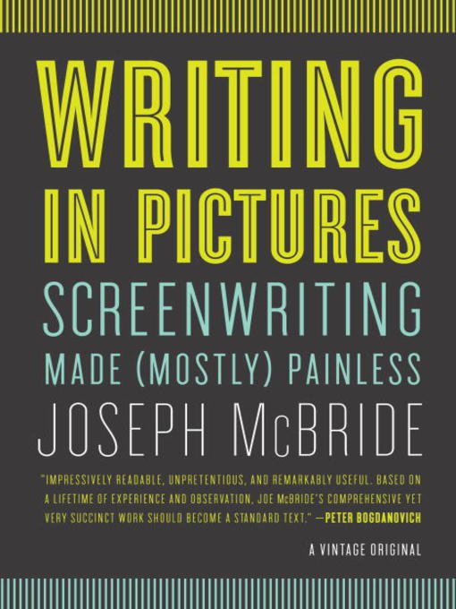 Title details for Writing in Pictures by Joseph McBride - Wait list